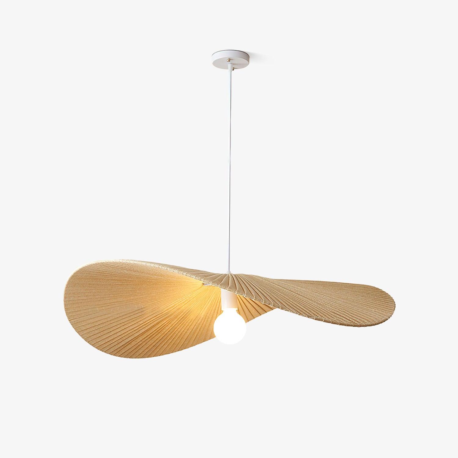 Contemporary Wavy Ribbon Fabric Pendant Light Mediterrania Style Chandelier for Living Space