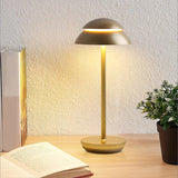 Cordless Double Dome LED Table Lamp Dimmable Touch Control Bedside Accent Light