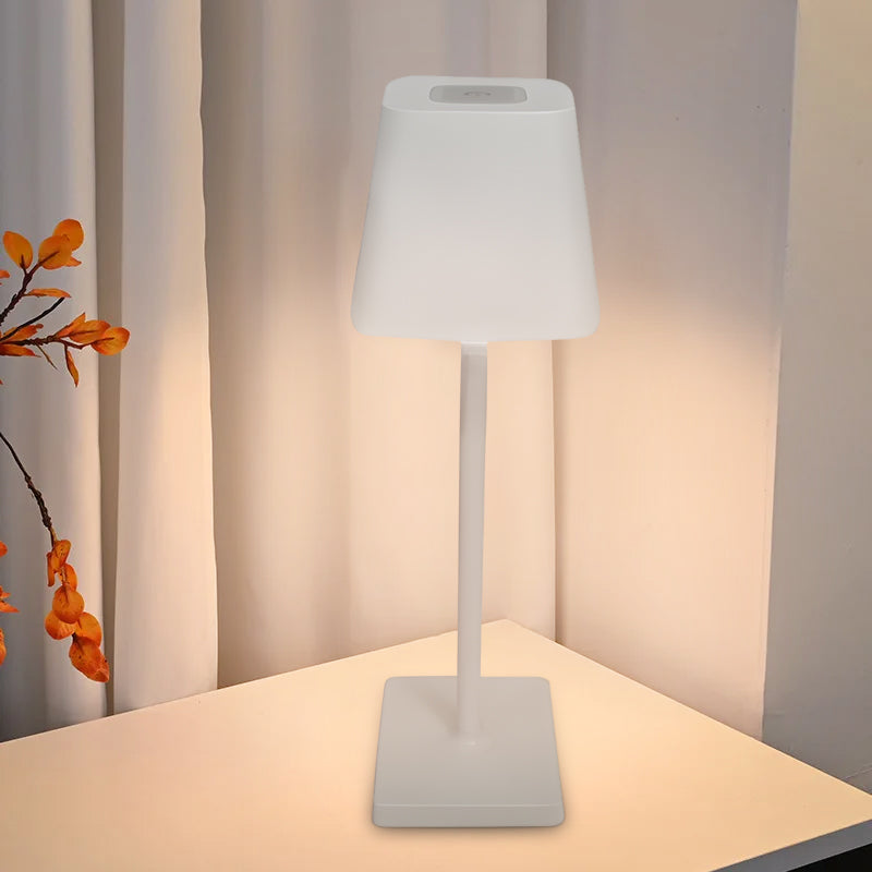 Cordless Rechargeable LED Table Lamp with Dimming Control and Portable Type C Charging