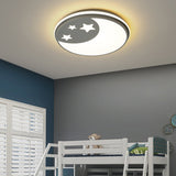Modern Round Cartoon Pattern LED Ceiling Light for Kids Bedroom and Nursery