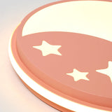 Modern Round Cartoon Pattern LED Ceiling Light for Kids Bedroom and Nursery