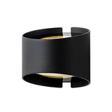 Creative Irregular Round LED Wall Sconce with Up and Down Lighting for Modern Living Spaces