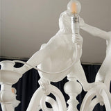 Creative Monkey Resin Pendant Light Modern Animal Themed Chandelier for Playful Interior Decor