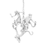 Creative Monkey Resin Pendant Light Modern Animal Themed Chandelier for Playful Interior Decor