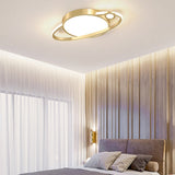 Modern Acrylic LED Ceiling Lamp with Intelligent Dimming and 3 Color Adjustable Remote Control Lighting