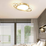 Modern Acrylic LED Ceiling Lamp with Intelligent Dimming and 3 Color Adjustable Remote Control Lighting