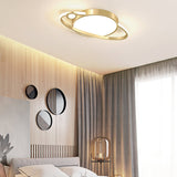 Modern Acrylic LED Ceiling Lamp with Intelligent Dimming and 3 Color Adjustable Remote Control Lighting