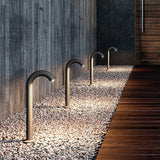 Curved Design Outdoor Pathway Light IP65 Waterproof LED Landscape Garden Villa Bollard