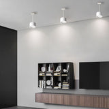 Cylindrical COB LED Hanging Downlight Modern Surface Mounted Aluminum Spotlight for Dining Areas