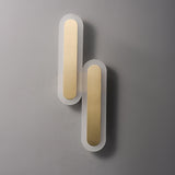 Daba Modern Brass LED Wall Sconce Minimalist Acrylic Indoor Wall Lamp
