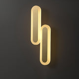 Daba Modern Brass LED Wall Sconce Minimalist Acrylic Indoor Wall Lamp