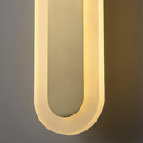 Daba Modern Brass LED Wall Sconce Minimalist Acrylic Indoor Wall Lamp