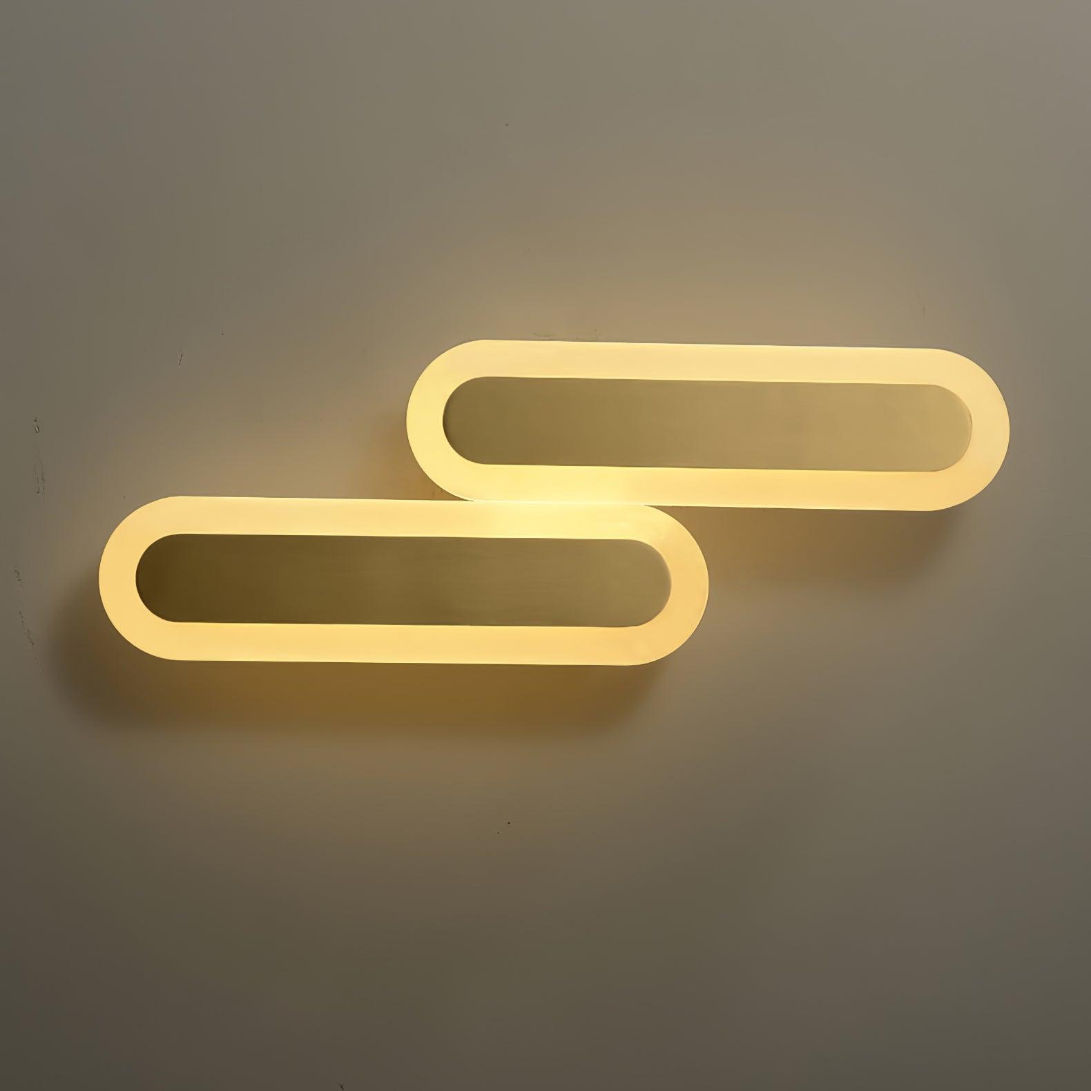 Daba Modern Brass LED Wall Sconce Minimalist Acrylic Indoor Wall Lamp