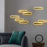 Daba Modern Brass LED Wall Sconce Minimalist Acrylic Indoor Wall Lamp