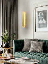Daba Modern Brass LED Wall Sconce Minimalist Acrylic Indoor Wall Lamp