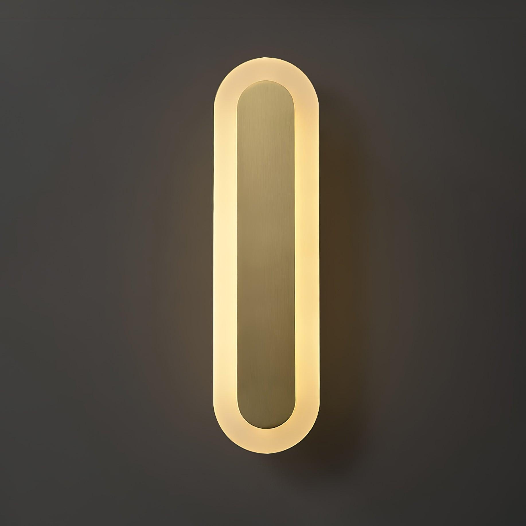 Daba Modern Brass LED Wall Sconce Minimalist Acrylic Indoor Wall Lamp