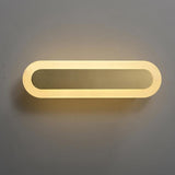 Daba Modern Brass LED Wall Sconce Minimalist Acrylic Indoor Wall Lamp