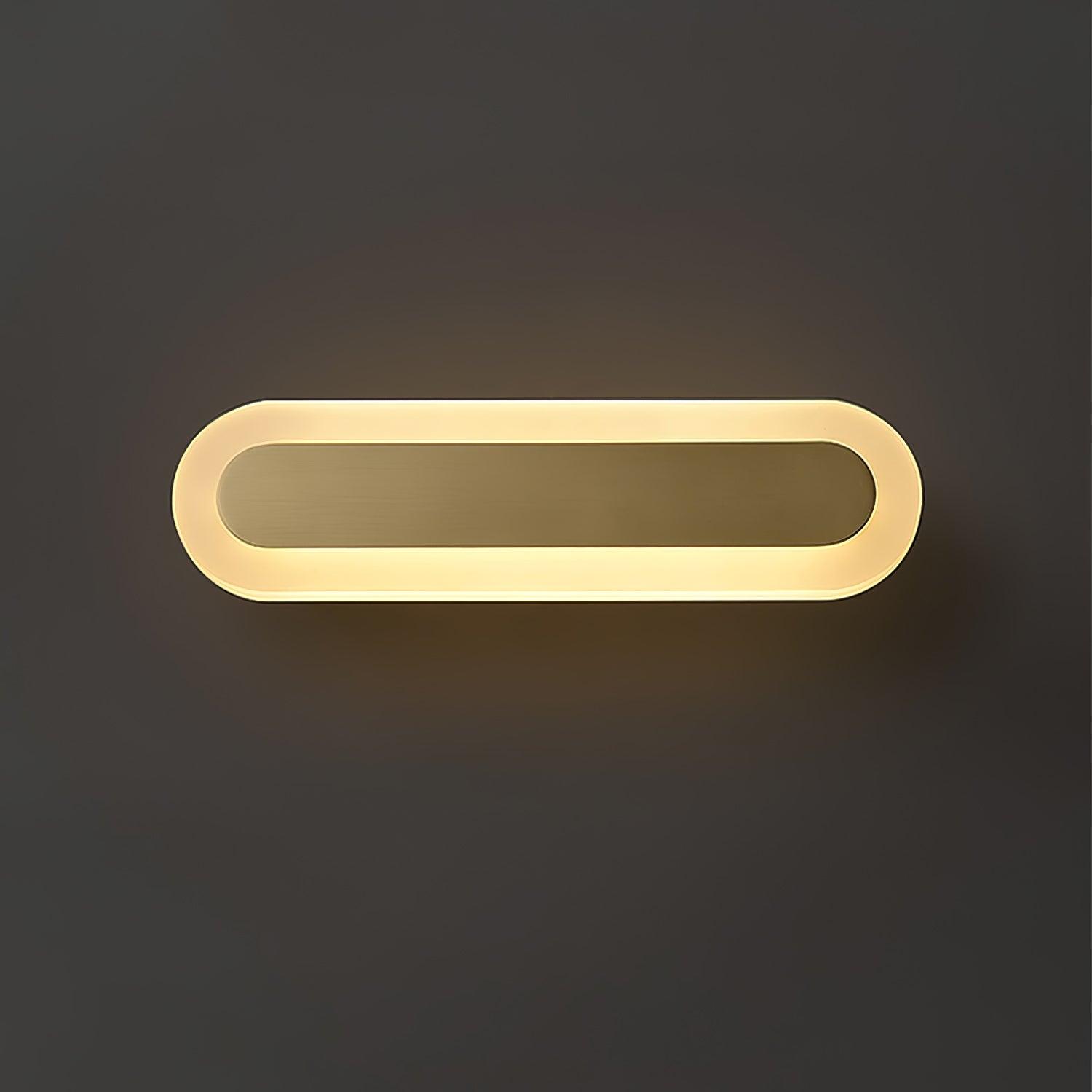 Daba Modern Brass LED Wall Sconce Minimalist Acrylic Indoor Wall Lamp