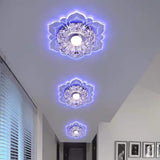 Modern Flower Shape LED Flush Mount Ceiling Light Fixture for Kids Bedroom and Nursery