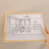 Decorative Dog Sunbathing Mural Wall Art Lamp LED Light Painting for Home Decor