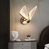 Decorative Gold Butterfly Acrylic LED Wall Lamp Modern European Style Sconce