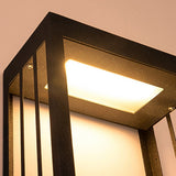 Decorative Mountain Landscape LED Outdoor Wall Sconce Solar and Hardwired Porch Light