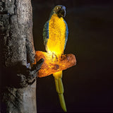 Decorative Resin Animal Parrot LED Garden Light Waterproof Outdoor Pathway Landscape Lamp