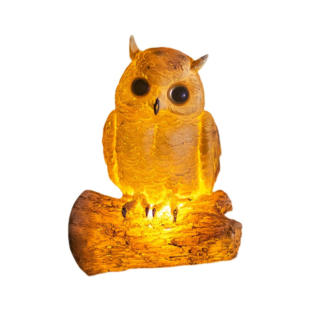 Decorative Resin Animal Parrot LED Garden Light Waterproof Outdoor Pathway Landscape Lamp
