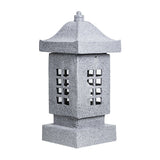 Decorative Stone Finish Outdoor LED Pillar Light IP54 Waterproof Garden Landscape Path Lamp