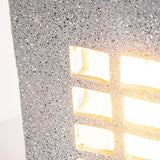 Decorative Stone Finish Outdoor LED Pillar Light IP54 Waterproof Garden Landscape Path Lamp