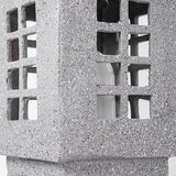 Decorative Stone Finish Outdoor LED Pillar Light IP54 Waterproof Garden Landscape Path Lamp