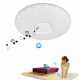 Modern Round LED Flush Mount Ceiling Light Dimmable Acrylic Metal Fixture for Living Room and Bedroom