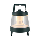Dimmable LED Camping Lantern Rechargeable IP65 Waterproof Forest Green Portable Tent Light with Power Bank Function