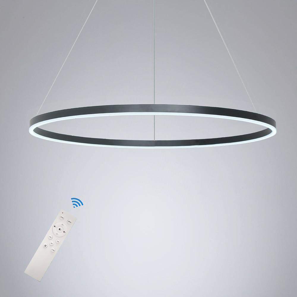 Dimmable Modern Geometric Ring LED Pendant Light Slim Circular Minimalist Hanging Ceiling Fixture