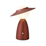 Dimmable Nordic Scarecrow LED Touch Table Lamp Cordless Rechargeable Bedside Accent Light