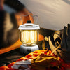 Dimmable Retro LED Camping Lantern Waterproof Rechargeable Outdoor Hanging Lamp with USB Port