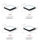 Modern Ultra Thin Square LED Flush Mount Ceiling Lamp for Bedroom and Kids Room