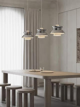 Doo Wop Modern Pendant Light Aluminum Dual Shade Ceiling Lamp for Kitchen Island