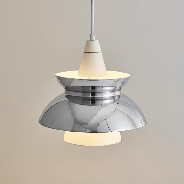 Doo Wop Modern Pendant Light Aluminum Dual Shade Ceiling Lamp for Kitchen Island