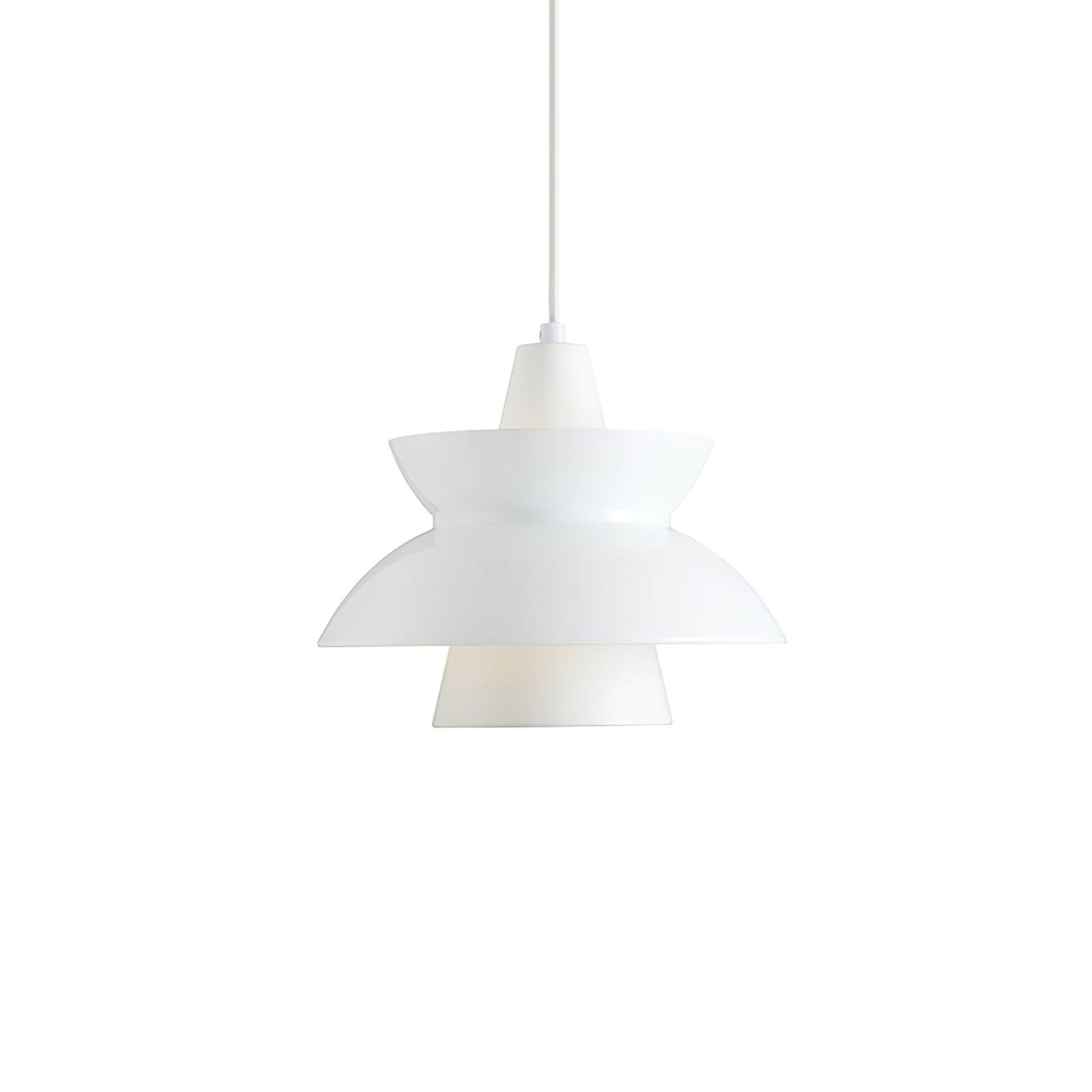 Doo Wop Modern Pendant Light Aluminum Dual Shade Ceiling Lamp for Kitchen Island