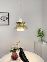 Doo Wop Modern Pendant Light Aluminum Dual Shade Ceiling Lamp for Kitchen Island
