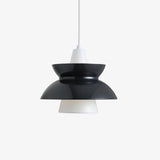 Doo Wop Modern Pendant Light Aluminum Dual Shade Ceiling Lamp for Kitchen Island
