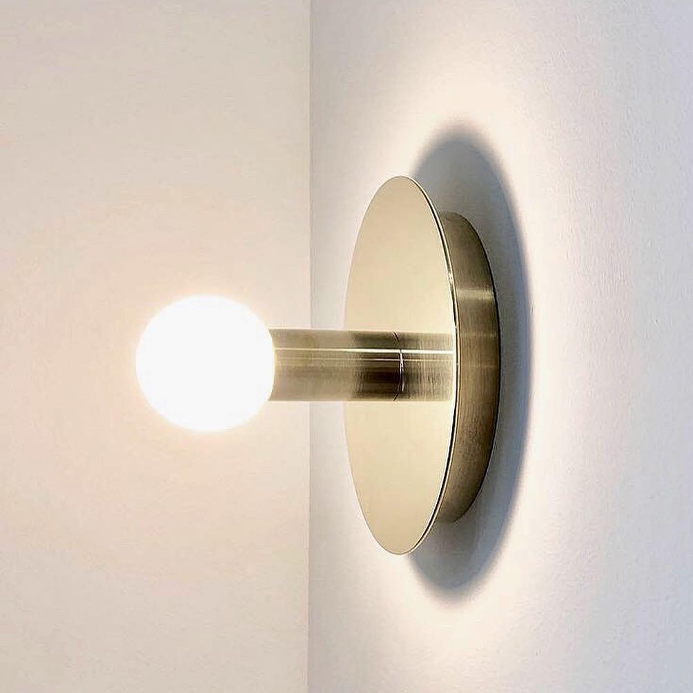 Dot Geometric Wall Lamp Set Modern Brass Minimalist Indoor Sconce Lighting Fixture
