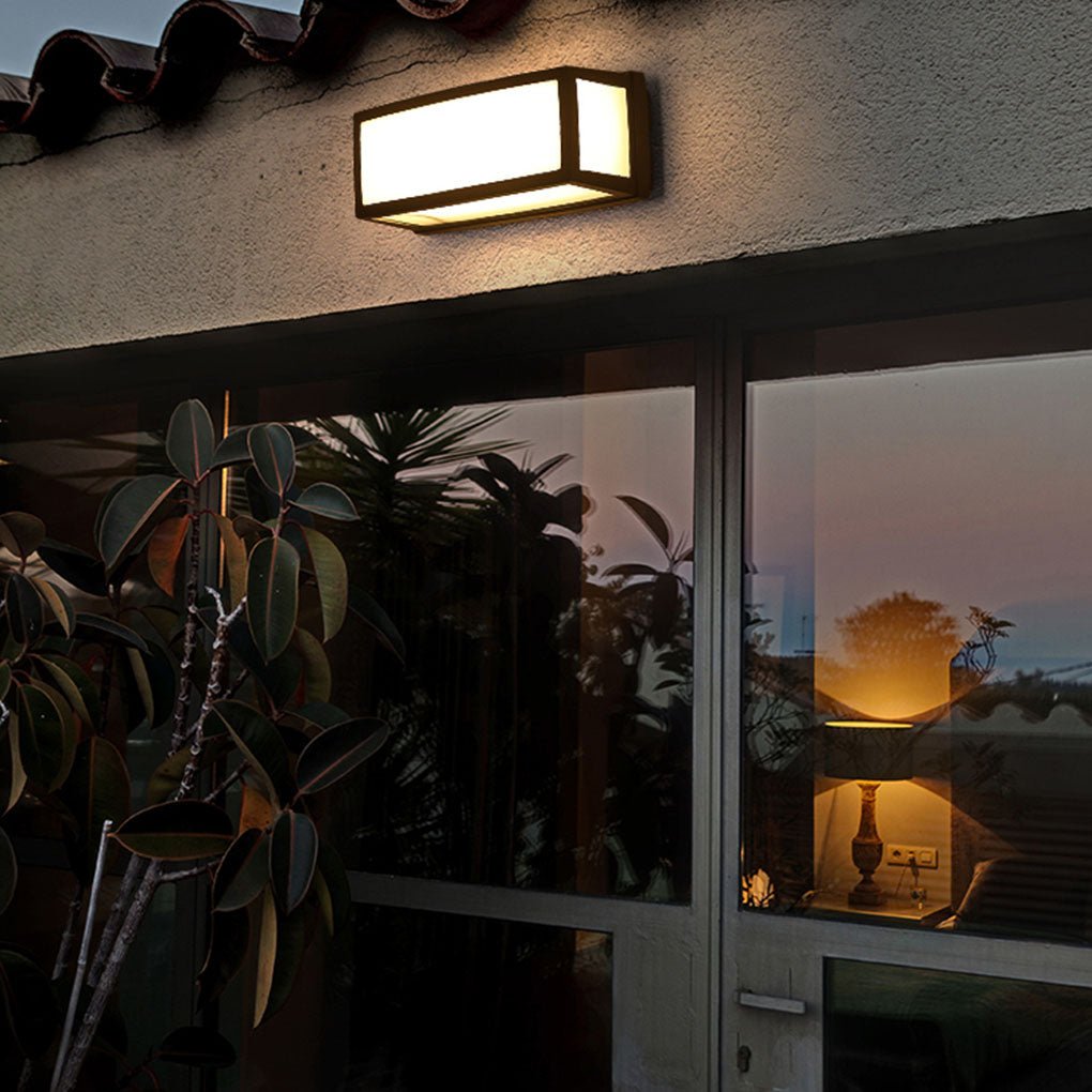 Double Layer Outdoor LED Wall Sconce Waterproof Die Cast Aluminum Exterior Light for Courtyard and Balcony