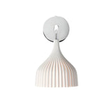 E Modern Minimalist Chrome Wall Sconce Indoor Glass Globe Bedside Reading Light