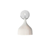 E Modern Minimalist Chrome Wall Sconce Indoor Glass Globe Bedside Reading Light