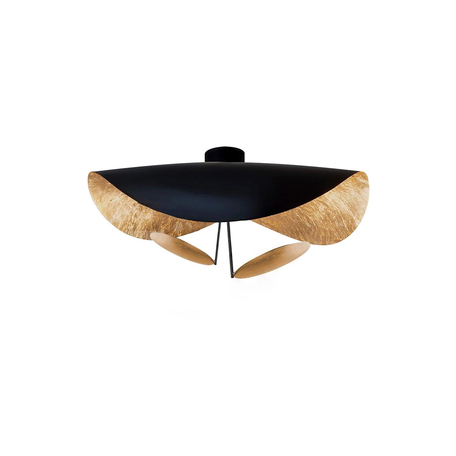 Giorgio Modern LED Flush Mount Ceiling Light with Minimalist Curved Disc Shade