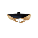 Giorgio Modern LED Flush Mount Ceiling Light with Minimalist Curved Disc Shade