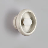 Eclipse Natural Jade Alabaster Wall Sconce Modern Minimalist Stone Lighting
