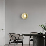 Eclipse Natural Jade Alabaster Wall Sconce Modern Minimalist Stone Lighting